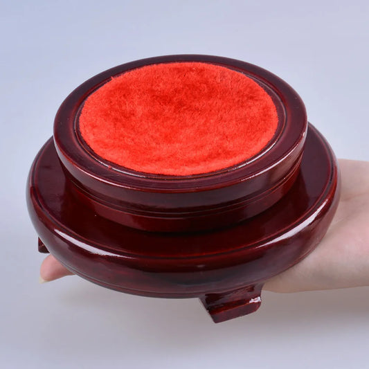 Wood Sphere Display Base